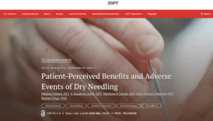 Dry Needling - Etudes scientifiques - Physio Soins