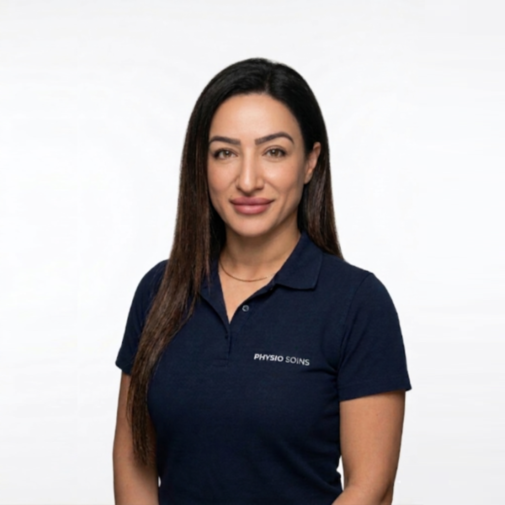 Sara OUAHBI - Physiothérapeute à Rolle - Spécialiste dan les lombalgies (douleurs du bas du dos), Orthopédie-Traumatologie-Neurologie, Neuromusculaire - Thérapie Manuelle,- Experte en Drainage Lymphatique, Rééducation de la main, Pathologies liées à la gériatrie, Rééducation